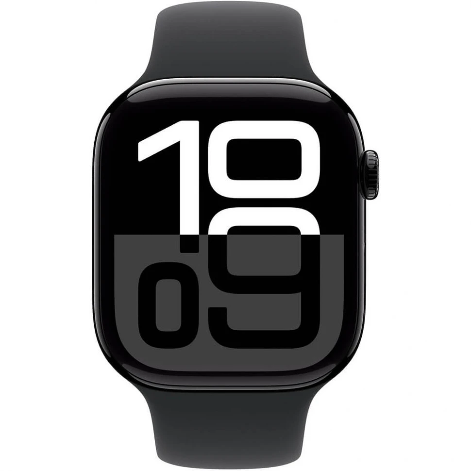 Умные часы Apple Watch Series 10 46mm Jet Black Aluminum Case with Black Sport Band (S/M)