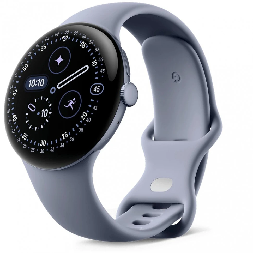 Умные часы Google Pixel Watch 4 45mm Wi-Fi Серый (Satin Moonstone/Moonstone)