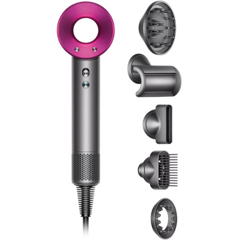 Фен Dyson Supersonic HD07 Nickel/Fuchsia (Вилка EU)