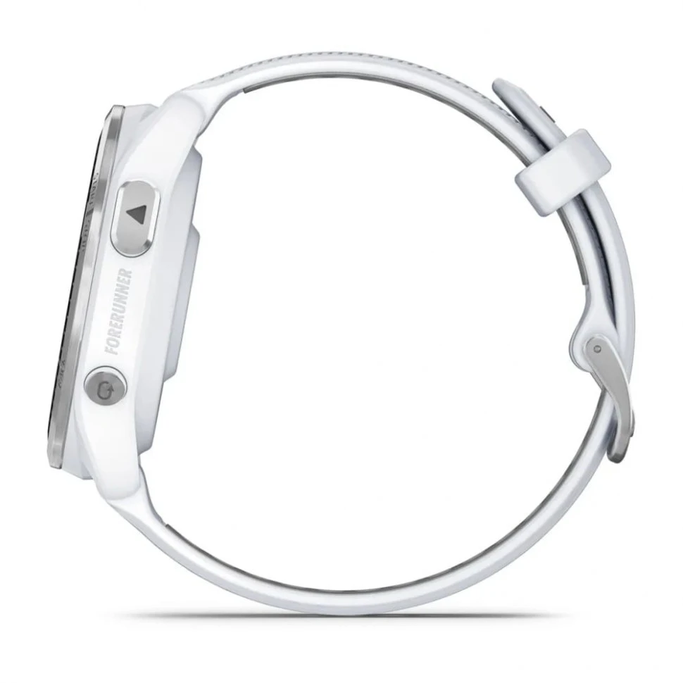 Умные часы Garmin Forerunner 965 Titanium Bezel with Whitestone Case and Whitestone/Powder Gray Silicone Band (010-02809-11)