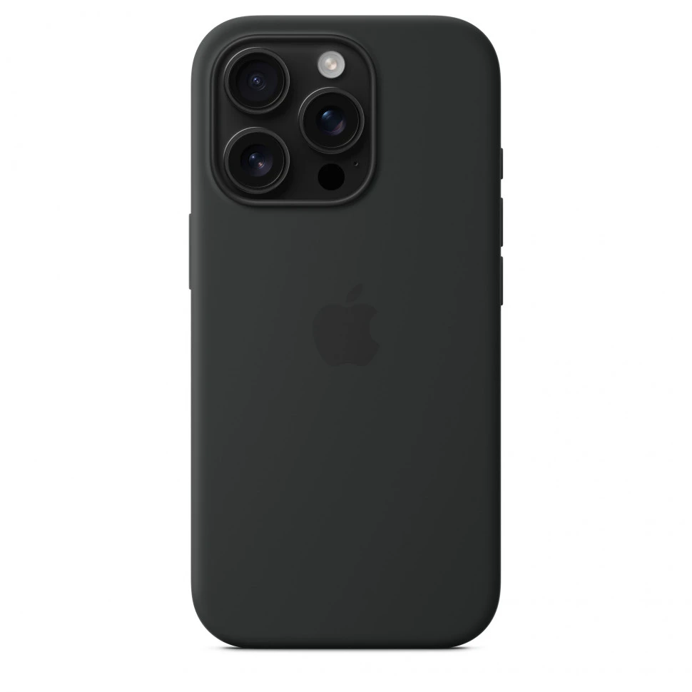 Чехол защитный Apple Silicone Case с MagSafe для iPhone 16 Pro Black