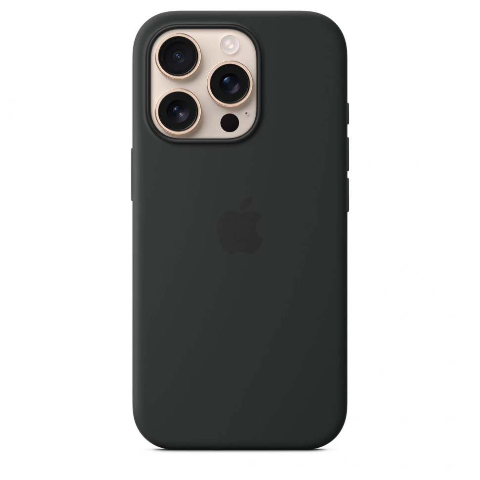 Чехол защитный Apple Silicone Case с MagSafe для iPhone 16 Pro Black