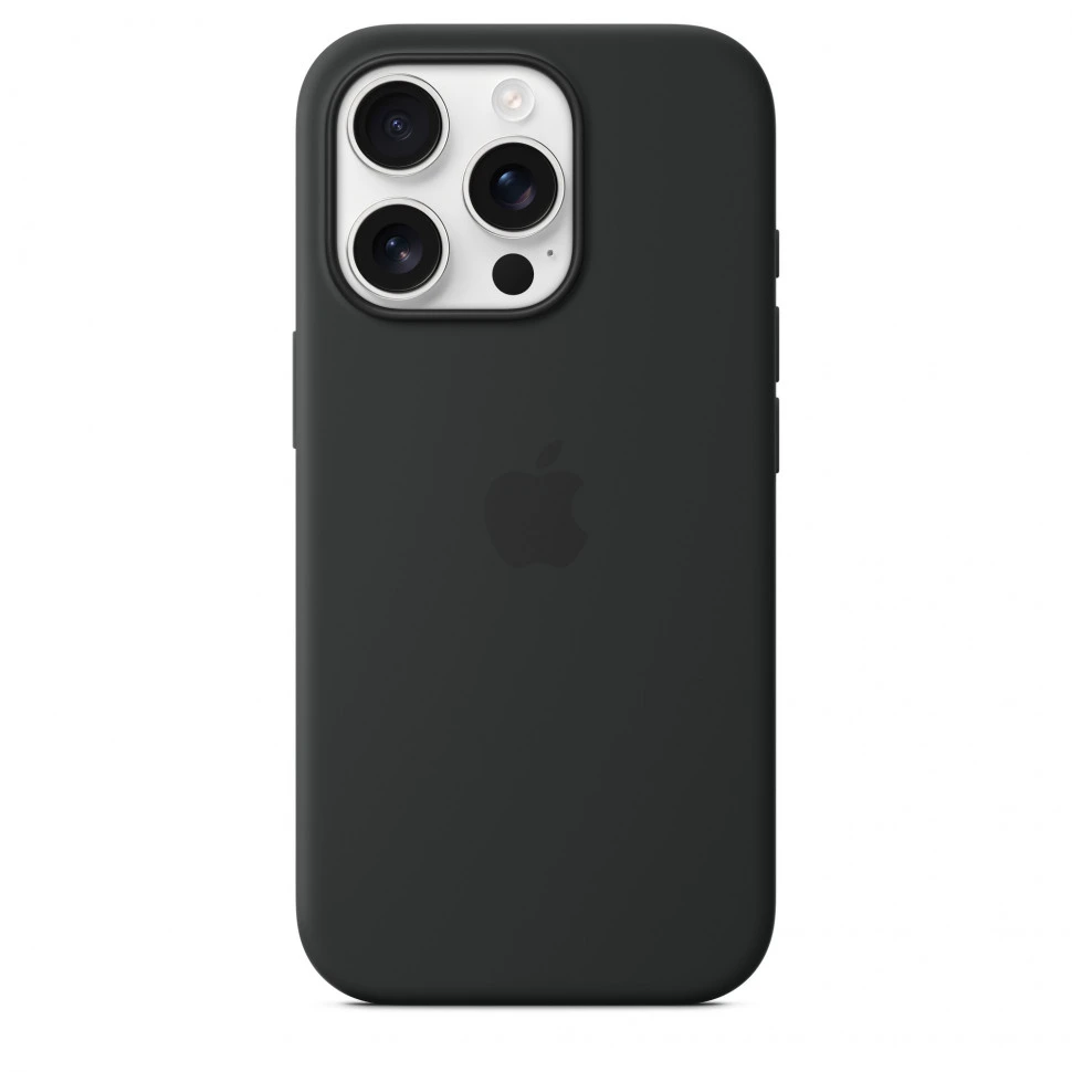 Чехол защитный Apple Silicone Case с MagSafe для iPhone 16 Pro Black