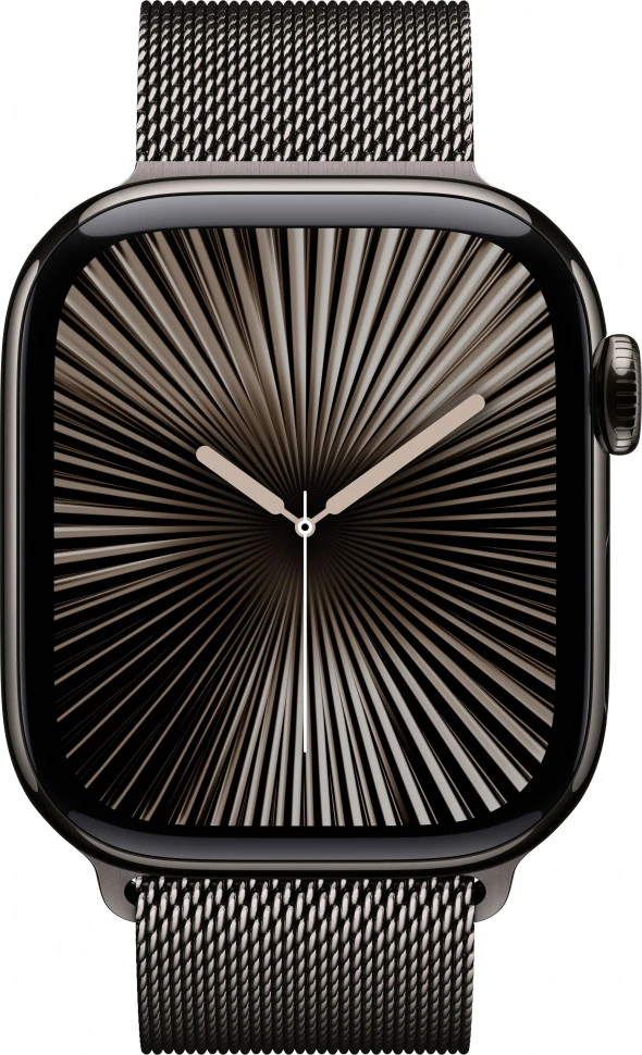 Умные часы Apple Watch Series 10 42mm Slate Titanium Case with Slate Milanese Loop