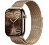 Умные часы Apple Watch Series 10 46mm Gold Titanium Case with Gold Milanese Loop (M/L)