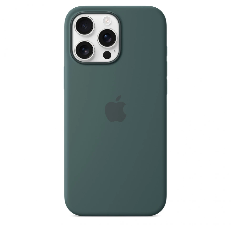 Чехол защитный Apple Silicone Case с MagSafe для iPhone 16 Pro Max Lake Green