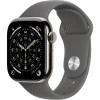 Умные часы Apple Watch Series 11 42mm Natural Titanium Case with Stone Gray Sport Band (S/M)