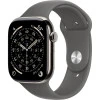 Умные часы Apple Watch Series 11 46mm Natural Titanium Case with Stone Gray Sport Band (M/L)