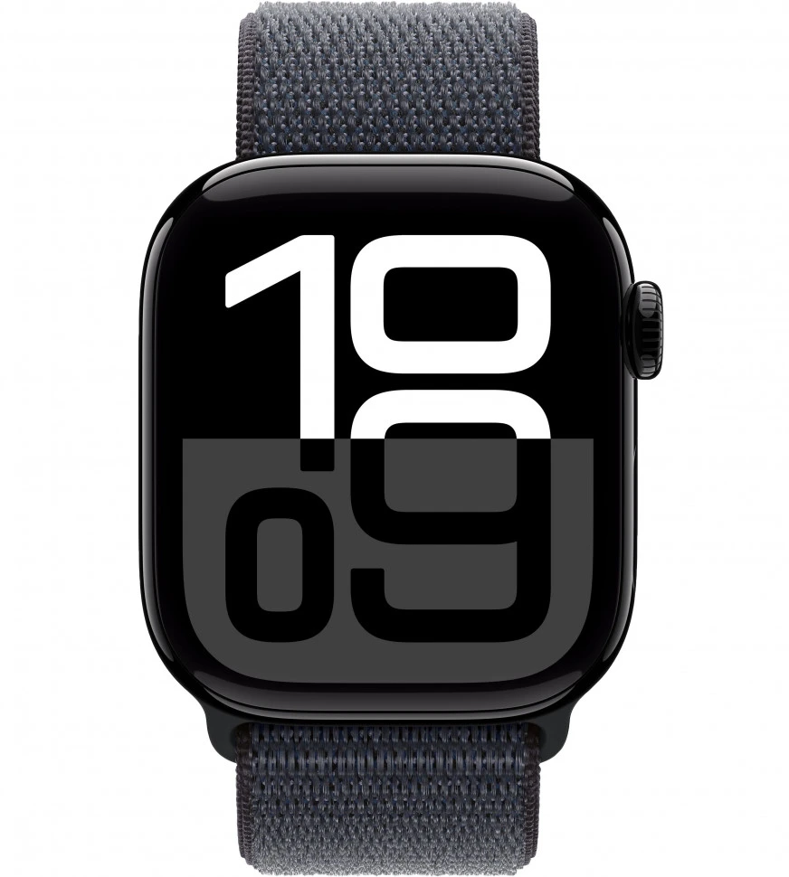 Умные часы Apple Watch Series 10 42mm Jet Black Aluminum Case with Ink Sport Loop