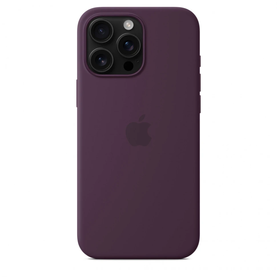 Чехол защитный Apple Silicone Case с MagSafe для iPhone 16 Pro Max Plum