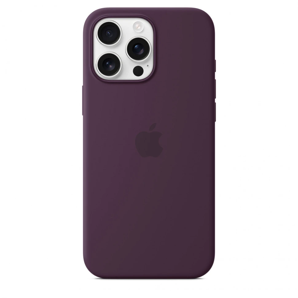 Чехол защитный Apple Silicone Case с MagSafe для iPhone 16 Pro Max Plum