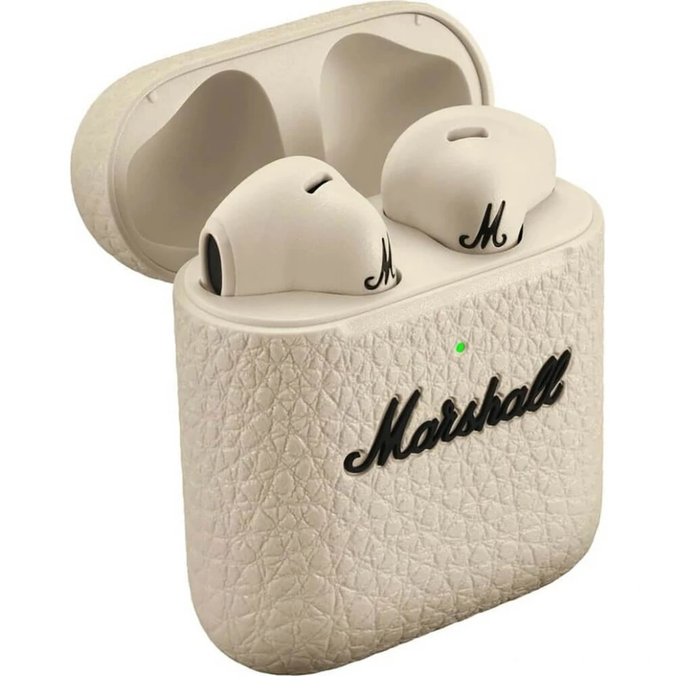 Беспроводные наушники Marshall Minor III Кремовые (Cream)