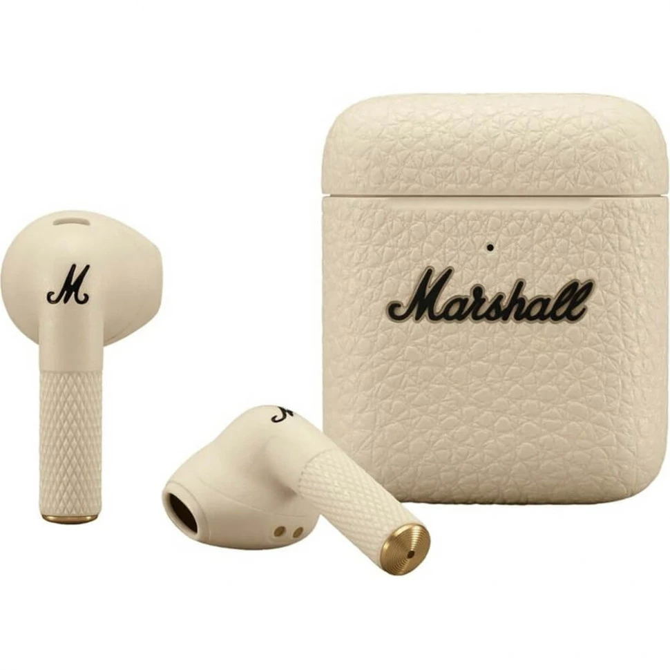 Беспроводные наушники Marshall Minor III Кремовые (Cream)