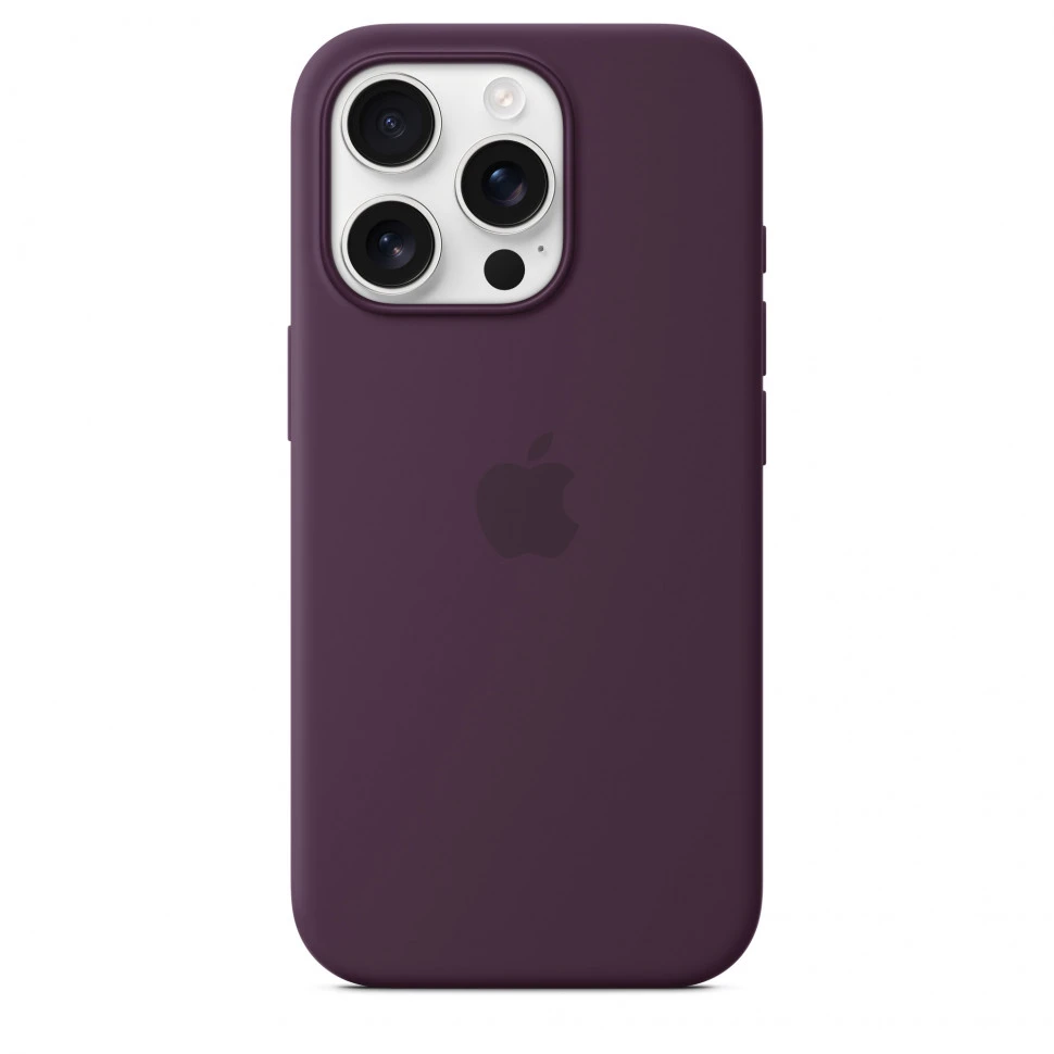 Чехол защитный Apple Silicone Case с MagSafe для iPhone 16 Pro Plum