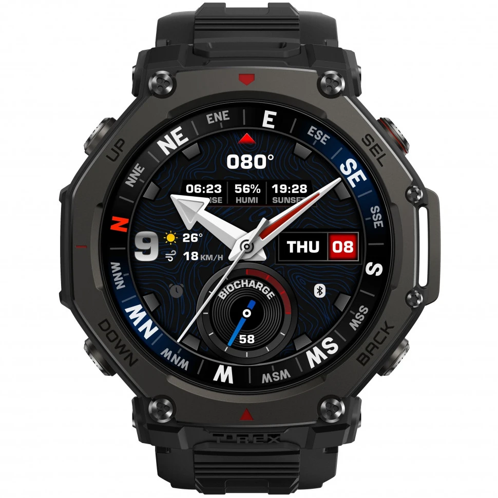 Умные часы Amazfit T-Rex 3 Pro 48mm Черный (Black)