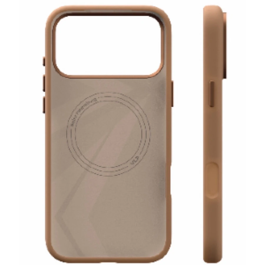Чехол защитный VLP Aster Pro Case MagSafe для iPhone 17 Pro Мокка