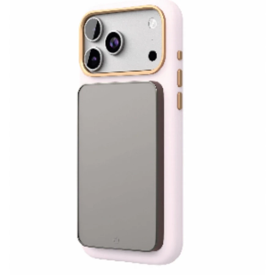 Чехол защитный VLP Aster Pro Case MagSafe для iPhone 17 Pro Max Розовый