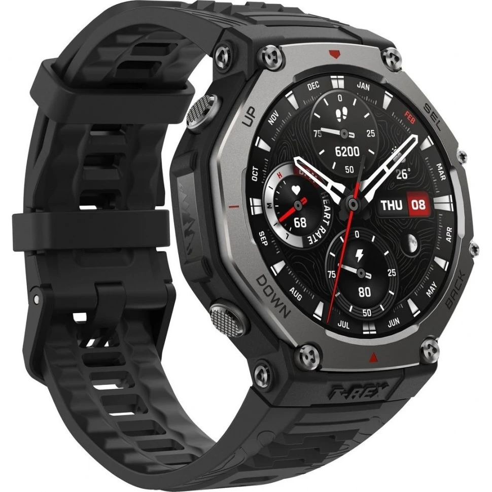 Умные часы Amazfit T-Rex 3 Черный (Onyx Black)