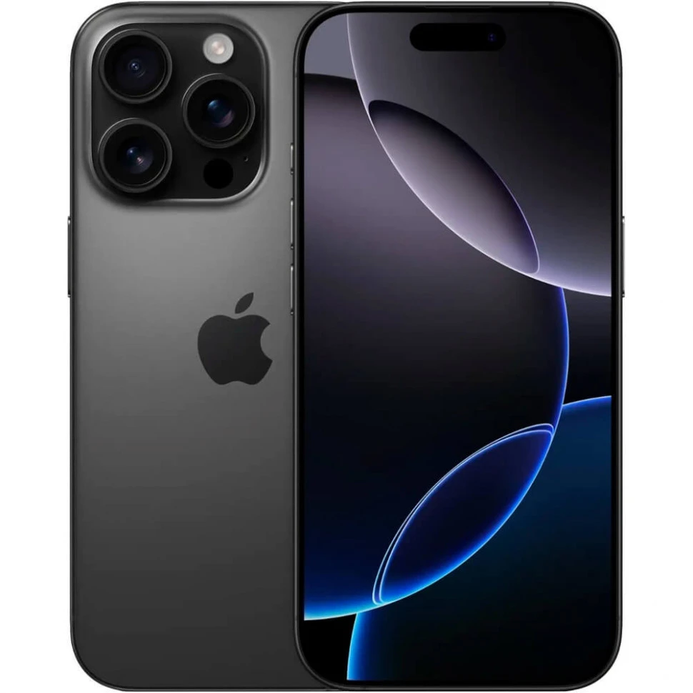 Смартфон Apple iPhone 16 Pro 256GB Черный титан (Black Titanium)