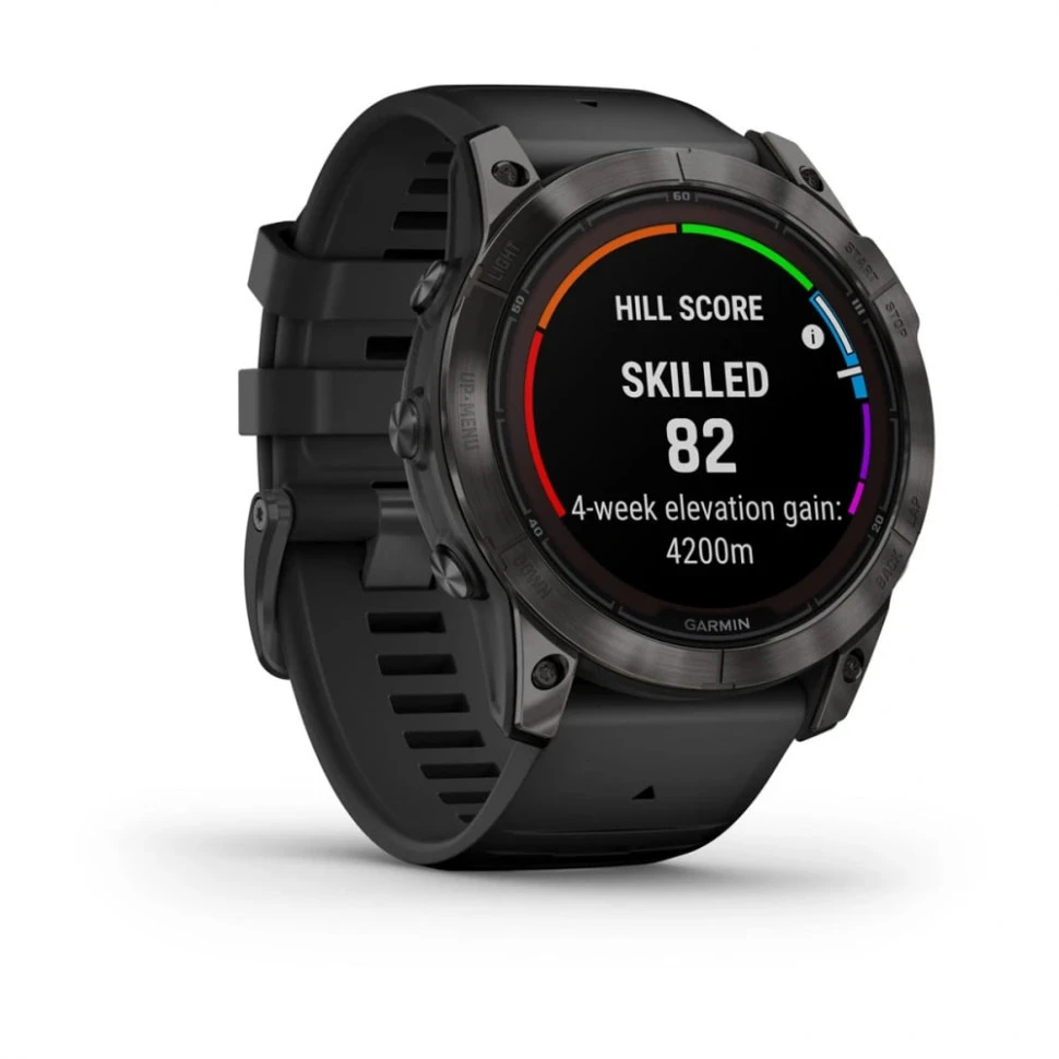 Умные часы Garmin Fenix 7X Pro 51mm SOLAR Sapphire Carbon Gray DLC Titanium with Black Band (010-02778-11)