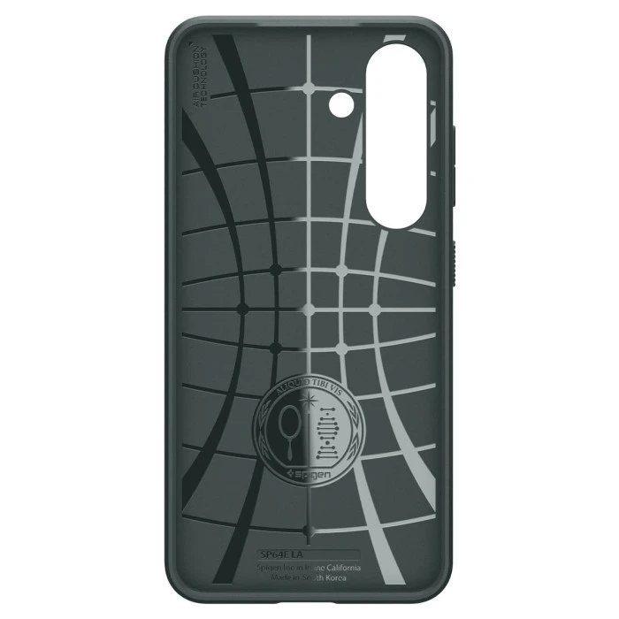 Чехол защитный Spigen Liquid Air для Samsung Galaxy S25 Зеленый (Abyss Green)