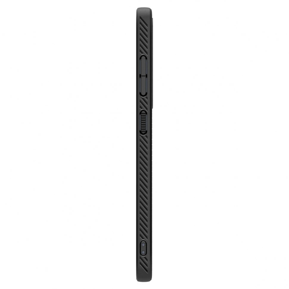 Чехол защитный Spigen Liquid Air для Samsung Galaxy S25 Черный (Black)