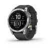 Умные часы Garmin Fenix 7 47mm Standard Edition Silver with Graphite Band (010-02540-01)