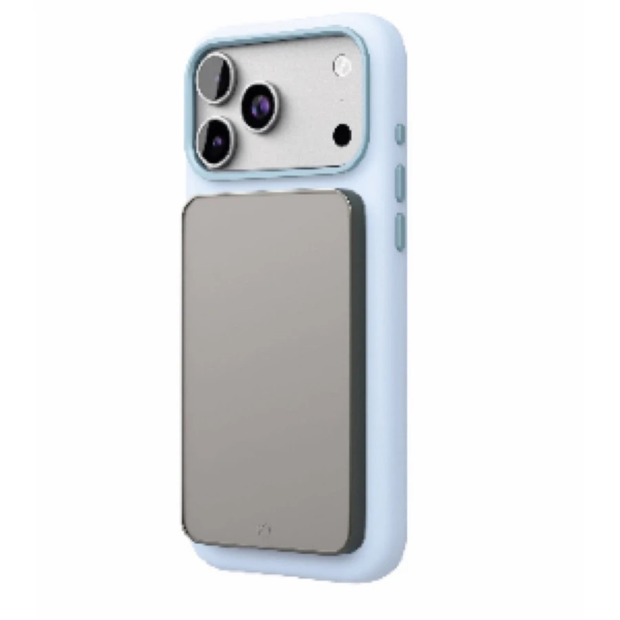 Чехол защитный VLP Aster Pro Case MagSafe для iPhone 17 Pro Max Голубой