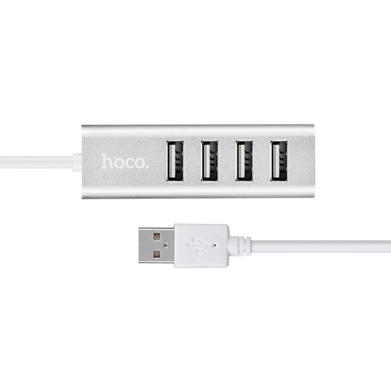 Стыковочная станция HOCO HB1 4xUSB Серебристый