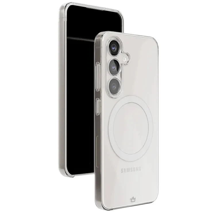 Чехол защитный VLP Flex Puro Case с MagSafe для Samsung S25 Прозрачный