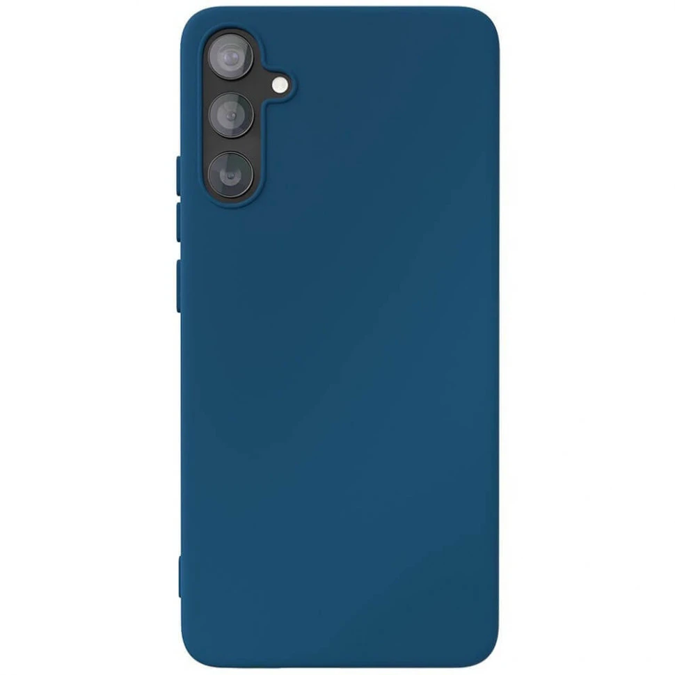 Чехол защитный VLP Silicone Case для Samsung Galaxy A54 Темно-синий