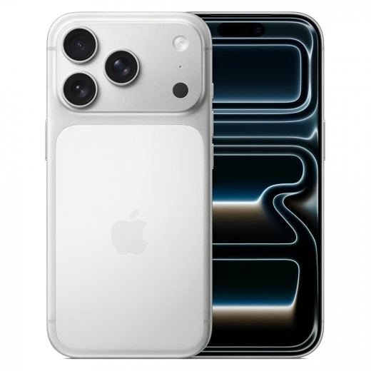 Смартфон Apple iPhone 17 Pro 256GB Белый (Silver) eSim &mdash; 