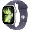Умные часы Apple Watch Series 11 46mm Silver Aluminum Case with Purple Fog Sport Band (S/M)