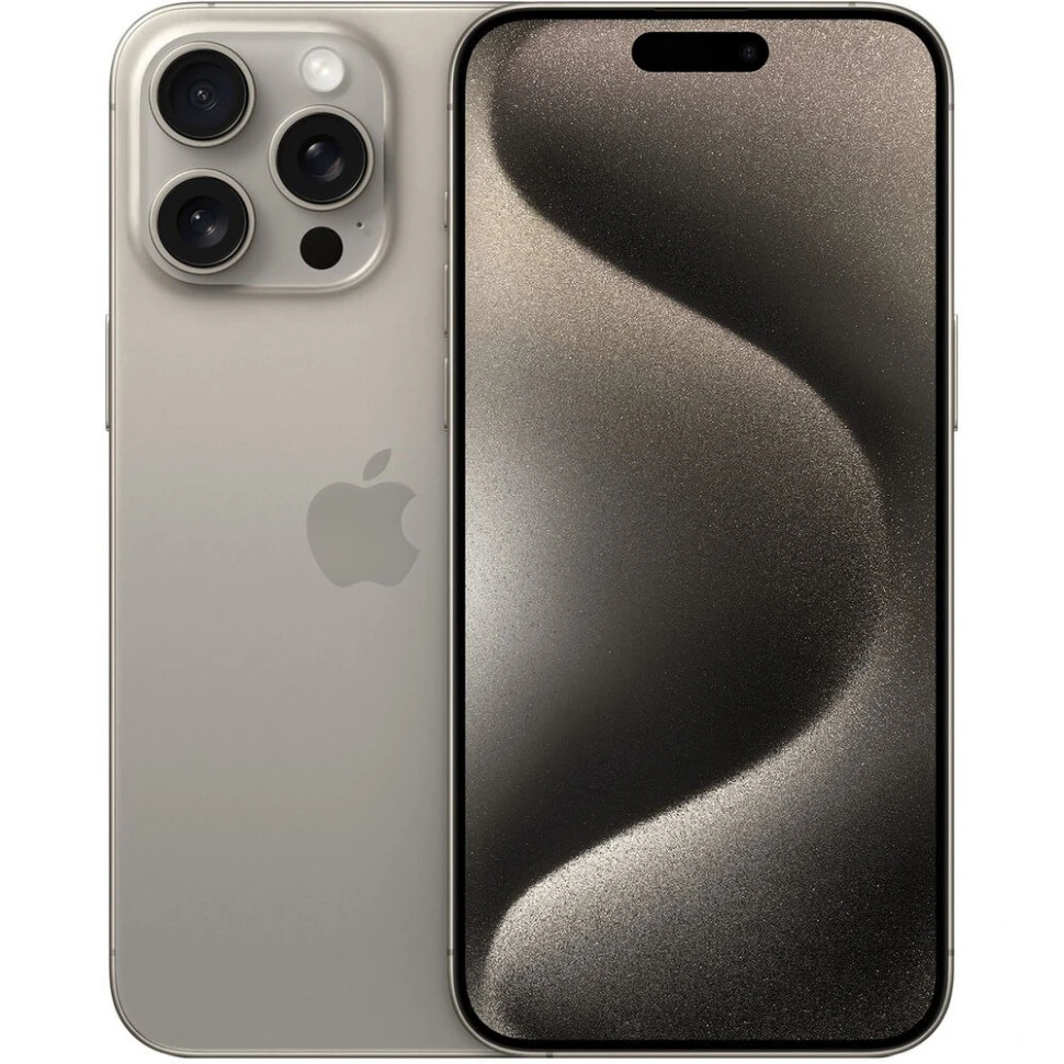 Смартфон Apple iPhone 15 Pro Max 256GB Натуральный титан (Natural Titanium)