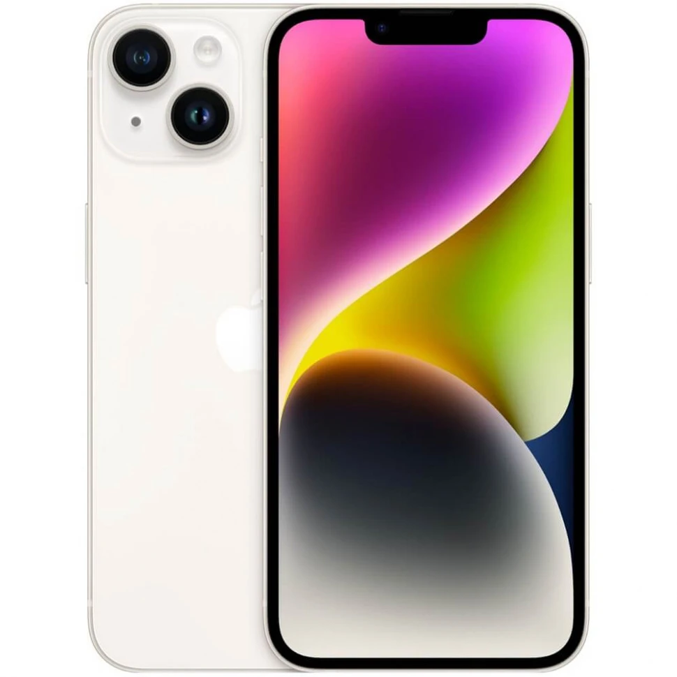 Смартфон Apple iPhone 14 128GB Белый (Starlight) DualSim