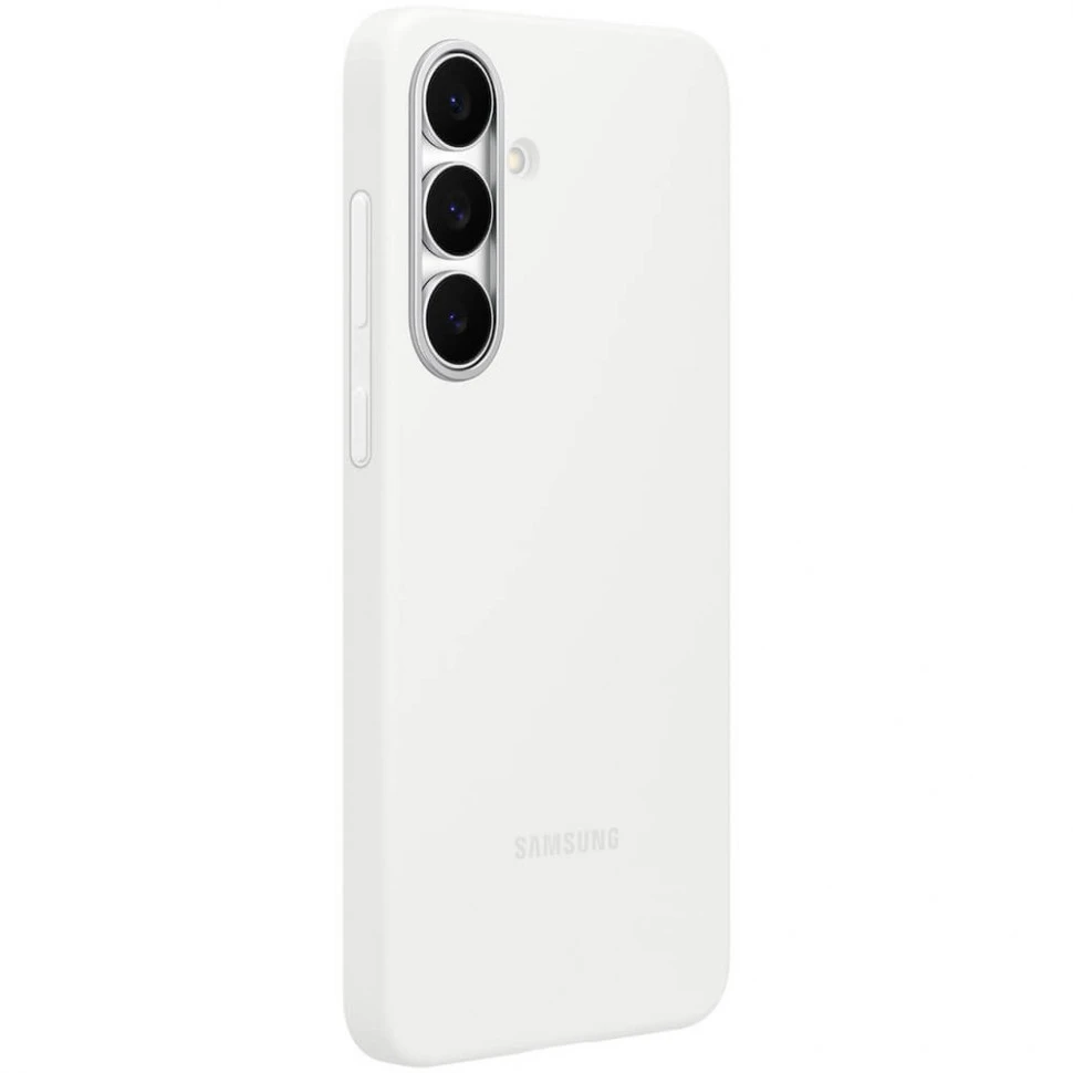 Чехол защитный Samsung Silicone Case для Samsung Galaxy S25 FE Белый