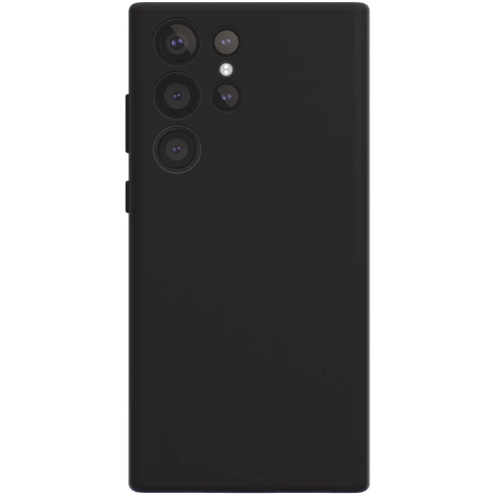 Чехол защитный VLP Silicone Case для Samsung Galaxy S23 Ultra Черный