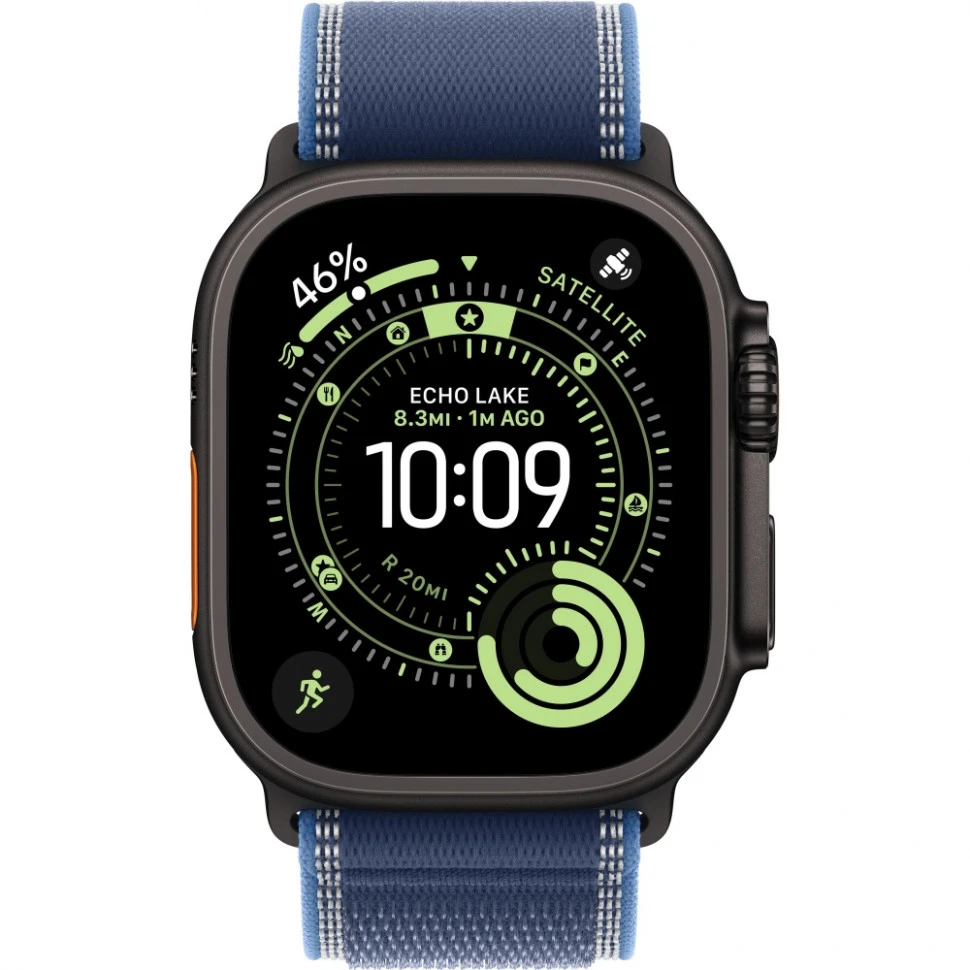 Умные часы Apple Watch Ultra 3 2025 49mm Black Titanium Case with Blue/Bright Blue Trail Loop (M/L)
