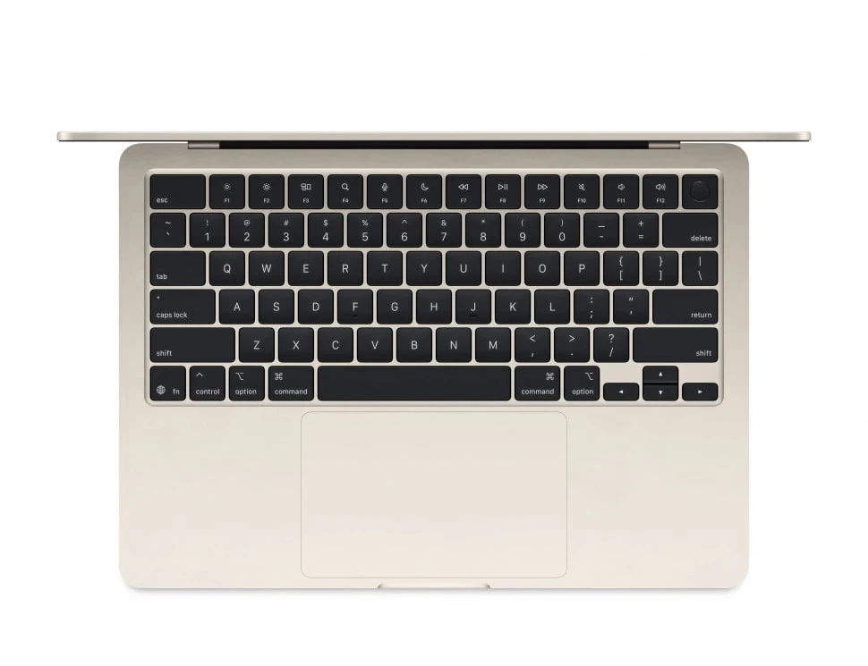 Ноутбук Apple MacBook Air 13 2025 MW103 (M4 10-Core GPU, 16/512GB) Сияющая звезда (Starlight)