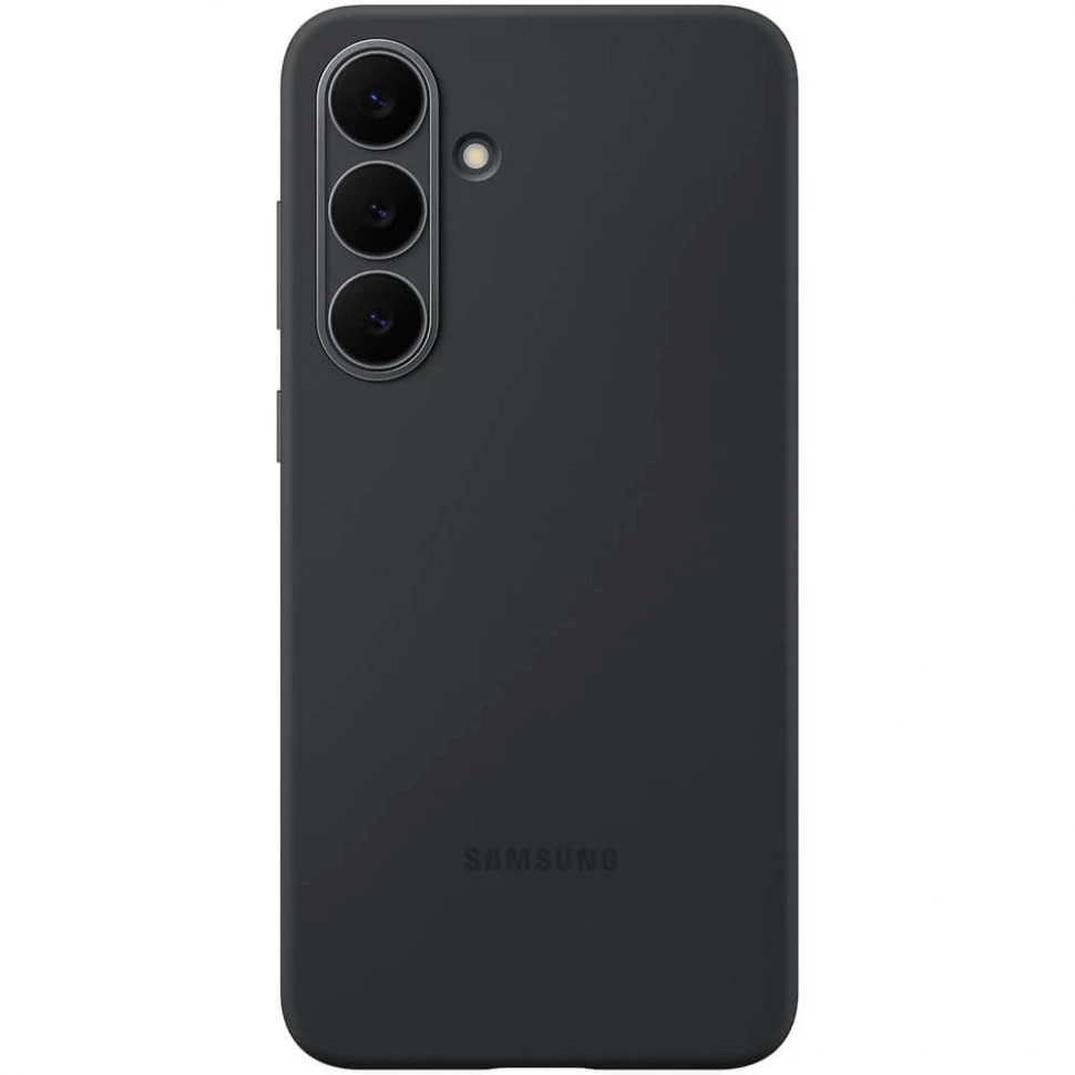 Чехол защитный Samsung Silicone Case для Samsung Galaxy S25 FE Черный