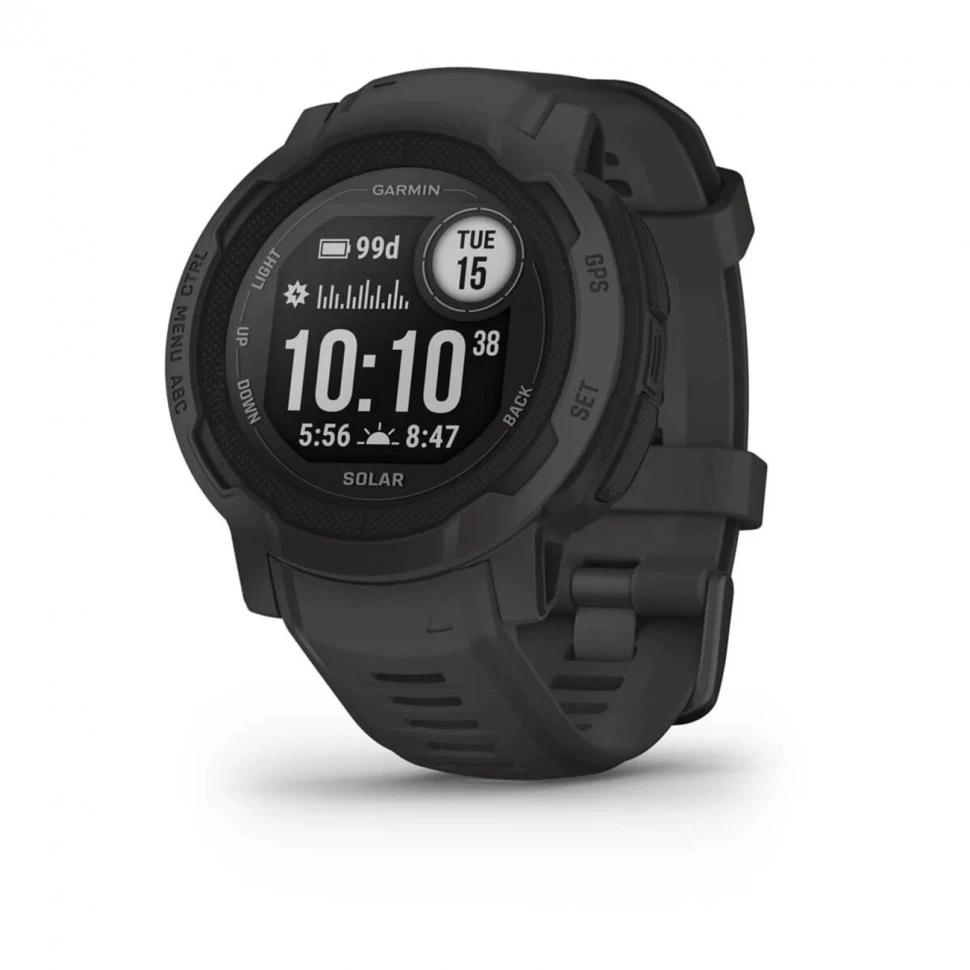 Умные часы Garmin Instinct 2 Solar Graphite (010-02627-00)
