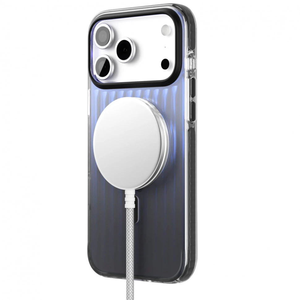 Чехол защитный VLP Pulse Case MagSafe для iPhone 17 Pro Max Черный