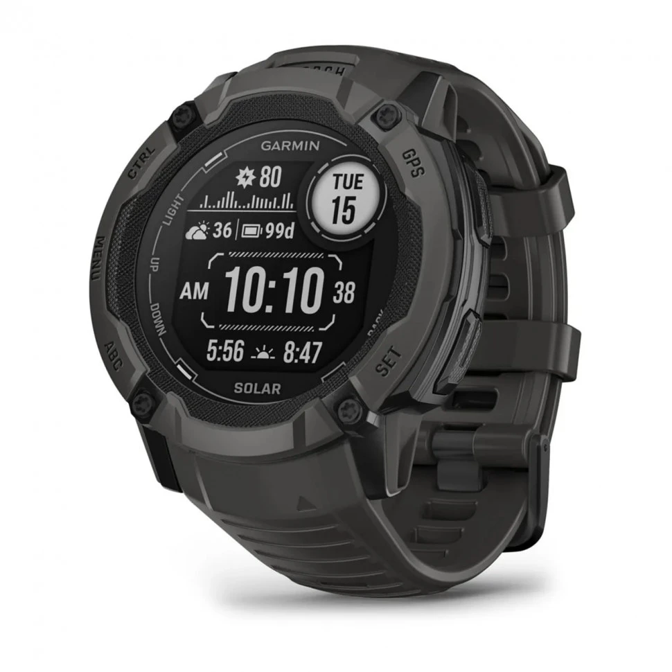 Умные часы Garmin Instinct 2X Solar Graphite (010-02805-00)