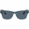 Умные очки Ray-Ban Wayfarer Matte Jeans/Polar Dusty Blue (RW4006)
