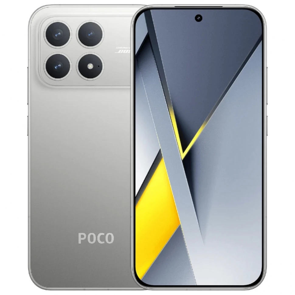 Смартфон Xiaomi POCO F8 Pro 12/256GB Серебро (Titanium Silver)