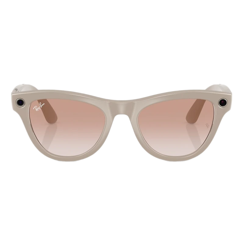 Умные очки Ray-Ban Skyler Shiny Chalky Gray/Cinnamon Pink (RW4010)