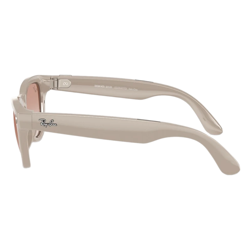 Умные очки Ray-Ban Skyler Shiny Chalky Gray/Cinnamon Pink (RW4010)