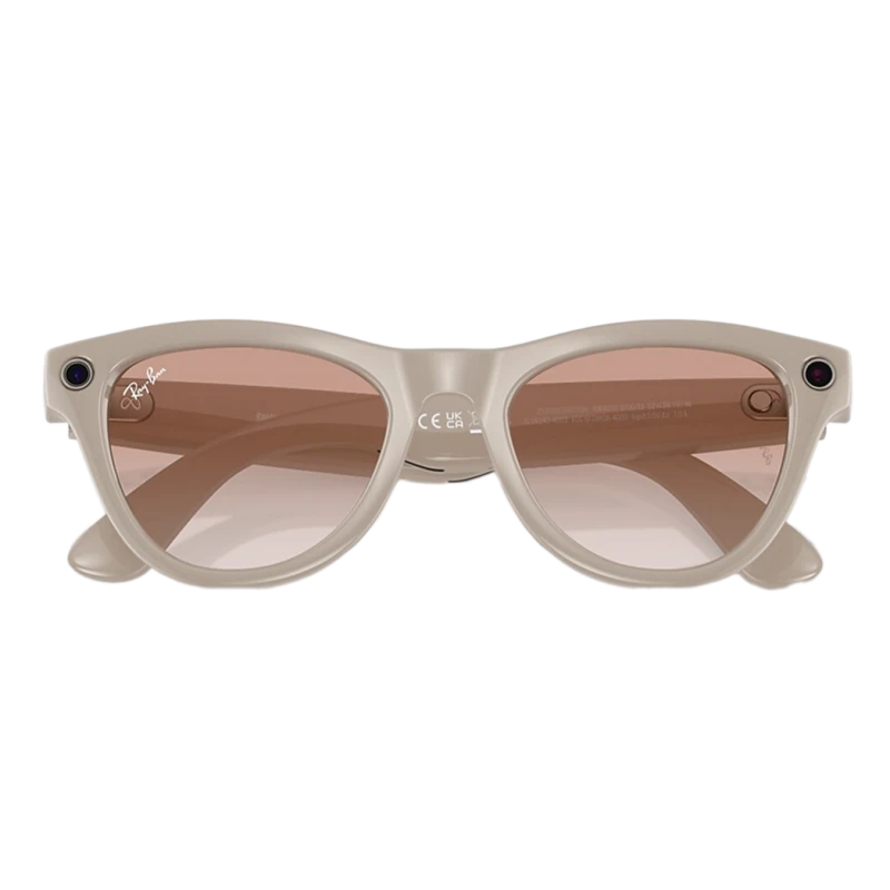 Умные очки Ray-Ban Skyler Shiny Chalky Gray/Cinnamon Pink (RW4010)