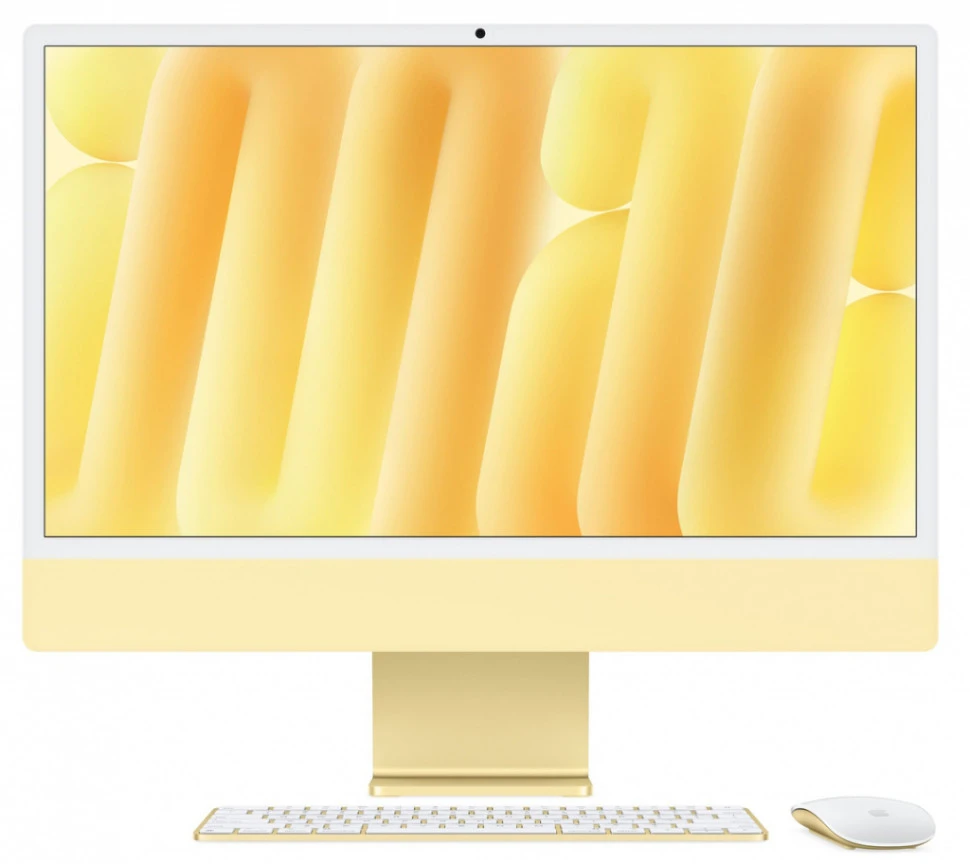 Моноблок Apple iMac 24" 2024 Retina 4.5K MWUD3 (M4 8-core GPU, 16/256GB) Желтый