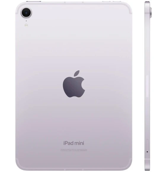 Планшет Apple iPad mini (2024) 256GB Wi-Fi + Cellular Фиолетовый